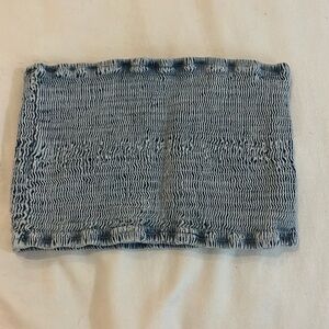 Denim Style Tube Top